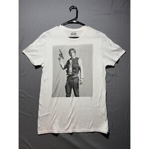 Men's Star Wars Han Solo Intro Script T-Shirt M